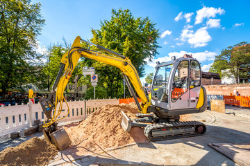 Straßenbaustelle 