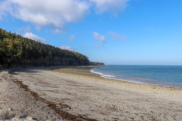 Shoreline in Great Breton, Nova Scotia