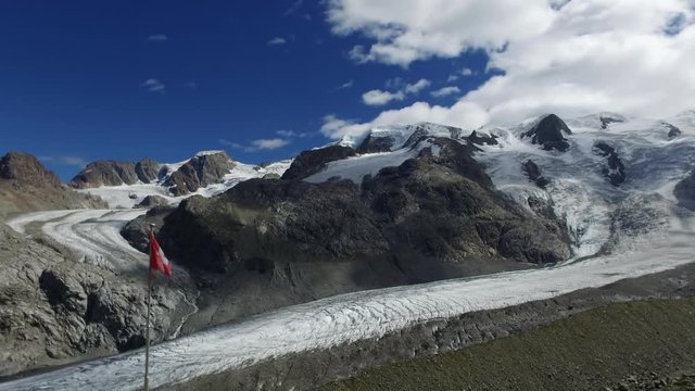 video4k - Timelapse - uppo del Bernina dalla capanna Boval,