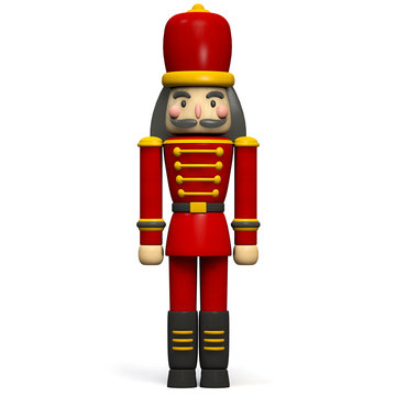 Christmas Nutcracker Soldier 3D Character