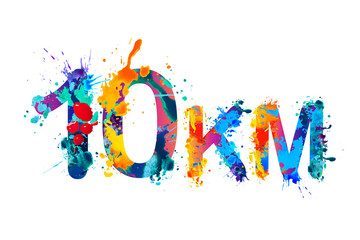 10 km. Medium running distance.