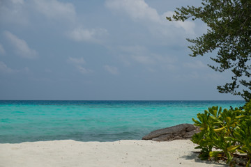 Spiaggia delle Maldive