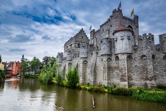 Castle Gravensteen in Ghent