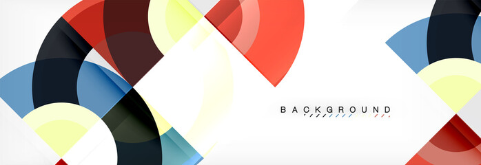 Vector circular abstract background