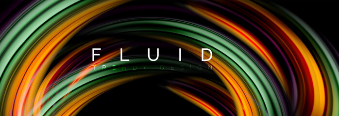 Fluid color motion concept