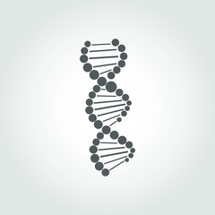 DNA icon. Genetic concept. Vector illustration