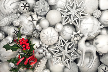 Beautiful Christmas Bauble Background