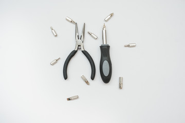 Some of the electrician's equipment