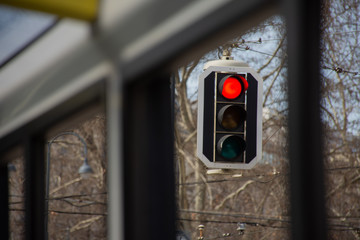 Traffic light, vienna, austria, red light