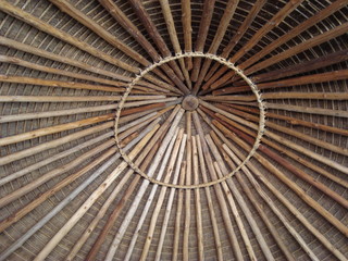 woven ceiling