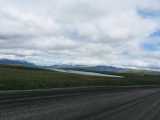 Fototapeta premium Lake and mountain