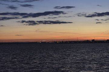 Fototapeta na wymiar Poole Harbour at Sunset