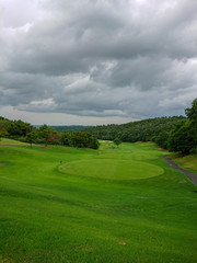 Obraz premium Piękne pole golfowe