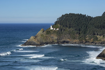 Oregon coast lighthouse