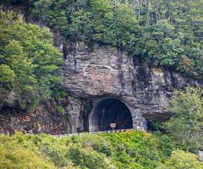 Fototapeta na wymiar Craggy Pinnacle Tunnel