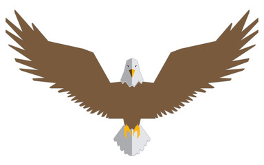 flying eagle icon | illustration