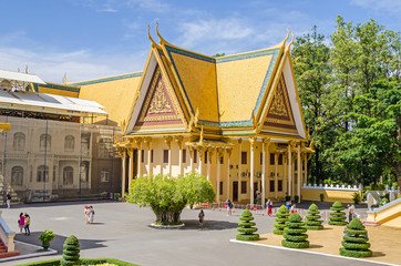 Damnak Chan -  the complex of administrative offices  inside the Royal Palace in Phnom Penh
