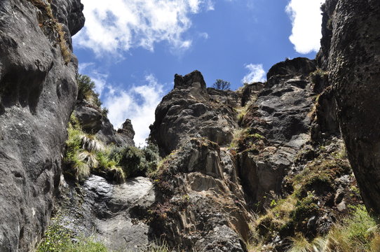 roca escalable en Zumbahua