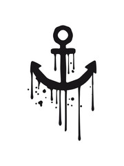 graffiti tropfen anker viele tattoo boot schiff schwimmen meer matrose kapitän segeln segelschiff seemann yacht reise wasser verein club segelboot