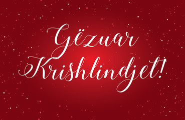 Illustration of  Gëzuar Krishlindjet!