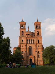 The Catholic St.-Michael Church in Berlin-Mitte, built 1851-1856. August 30, 2013