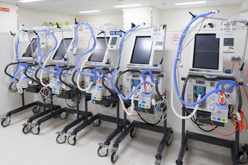 Intensive Care Unit equipment in storage