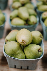 Farm fresh pears, organic healthy food