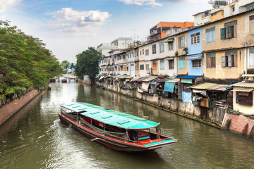 Floating market in Thailand