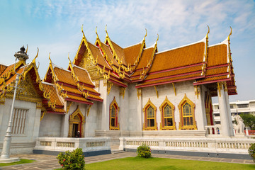 Obraz premium Marble temple (Wat Benchamabophit)