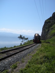 the railway around Baikal