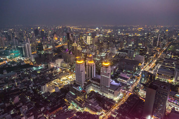 Aerial view of Bangkok