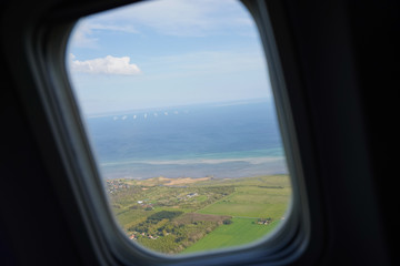 scenery from airplane