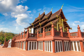 Naklejka premium Royal Ratchaphruek Park in Chiang Mai