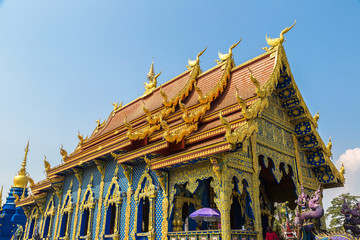 Fototapeta premium Wat Rong Sua Ten in Chiang Rai