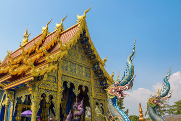 Fototapeta premium Wat Rong Sua Ten in Chiang Rai