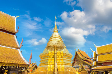 Fototapeta premium Wat Phra That Doi Suthep in Chiang Mai