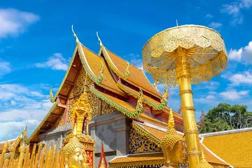 Fotobehang Wat Phra That Doi Suthep in Chiang Mai © Sergii Figurnyi