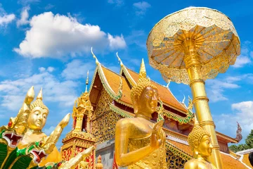 Keuken spatwand met foto Wat Phra That Doi Suthep in Chiang Mai © Sergii Figurnyi