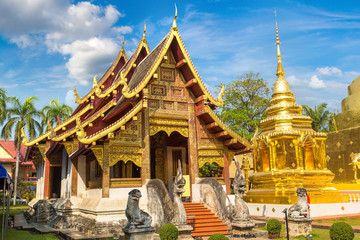 Fototapeta premium Buddhists temple in Chiang Mai