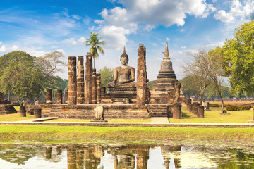 Sukhothai historical park - obrazy, fototapety, plakaty