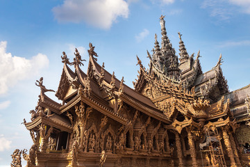Naklejka premium Sanctuary of Truth in Pattaya