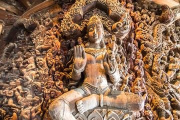 Fototapeta premium Sanctuary of Truth in Pattaya