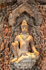 Fototapeta premium Sanctuary of Truth in Pattaya