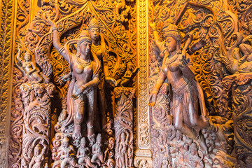 Obraz premium Sanctuary of Truth in Pattaya