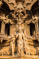 Fototapeta premium Sanctuary of Truth in Pattaya