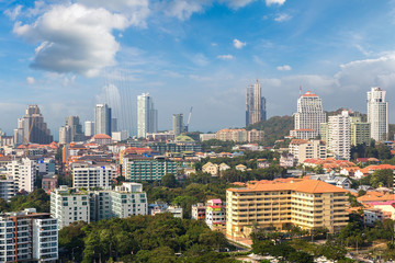 Naklejka premium Pattaya Gulf, Thailand