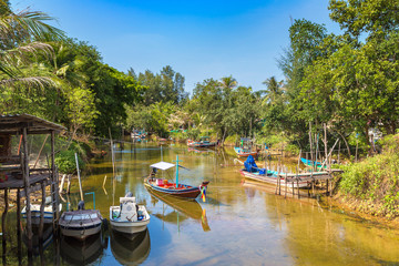 Fisherman boat on Phangan Island