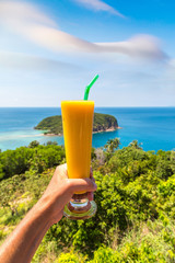Mango shake on Phangan island