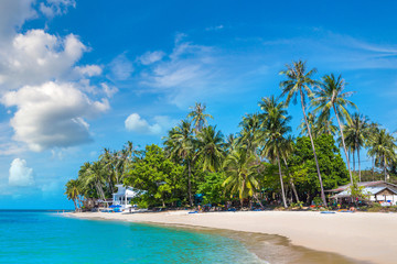 Tropical beach on Samui