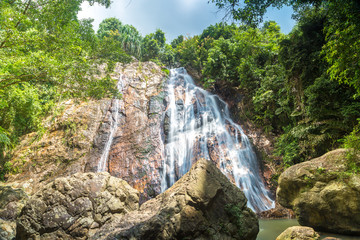 Namuang waterfall on Koh Samui